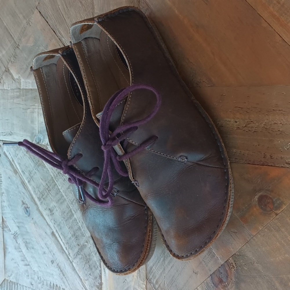 Clarks Leather Janey June Oxfords